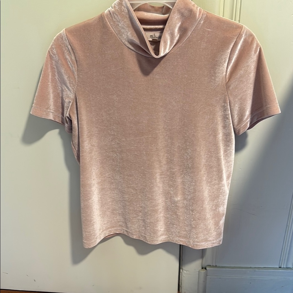Madewell Pink Velvet Women's Top - Size XS